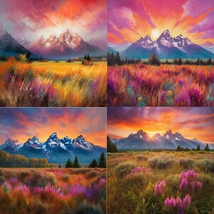 Grand Teton Digital Download | Grand Teton Kunst | Wyoming Wandkunst | Grand Teton Nationalpark Poster | Nationalpark Druck | Wyoming Print