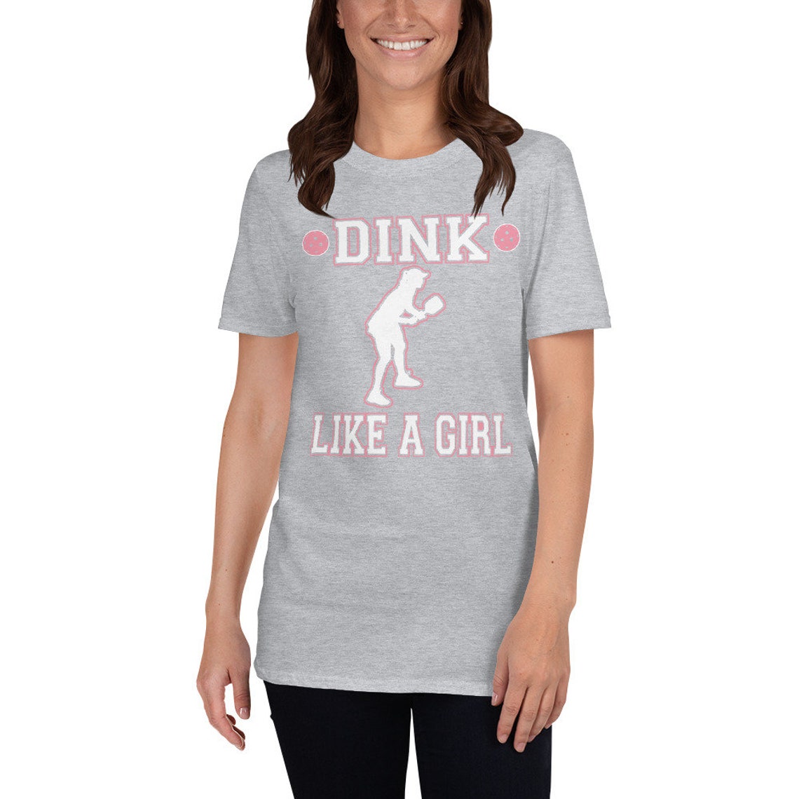 Pickleball Dink Like A Girl Womens T-shirt - Etsy UK