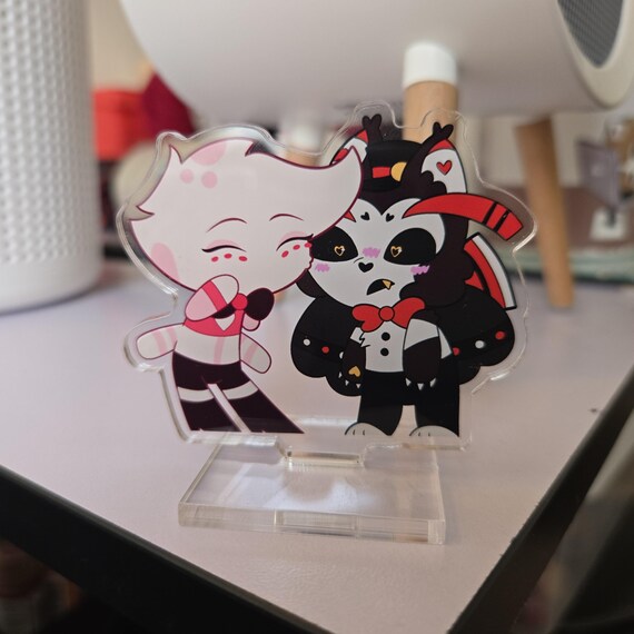 Hazbin Hotel Angel Dust and Husk Acrylic Standee *PREORDER