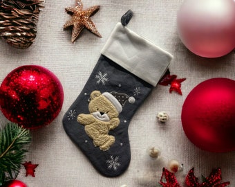 Baby Christmas Stocking - Baby Xmas Stocking - First Christmas Stocking - 1st Christmas Stockings