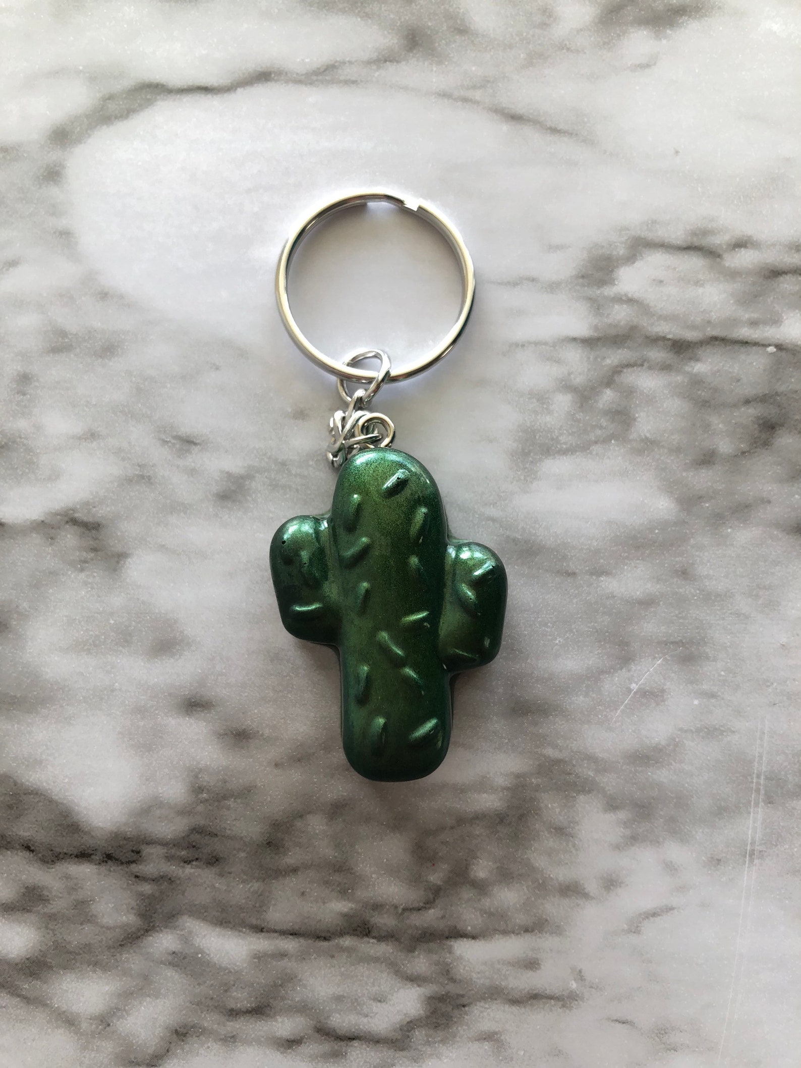 Cactus Keychain Etsy