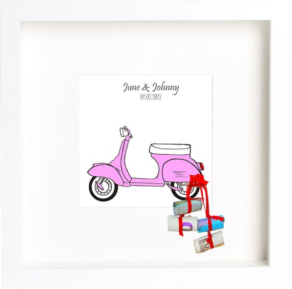 Money Gift High Time Vespa Piaggio Car Cans Etsy