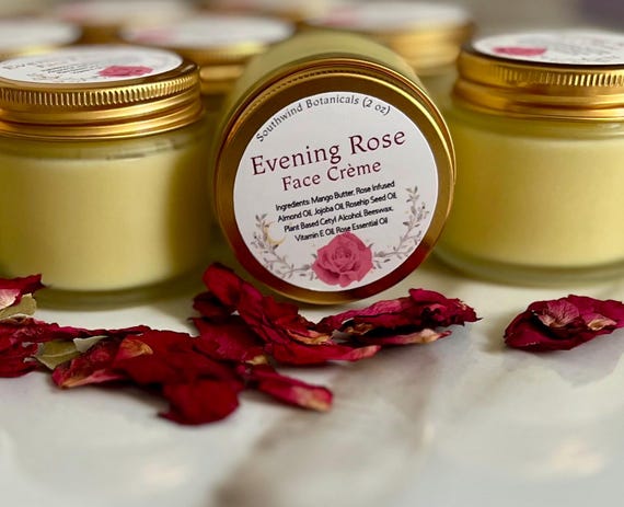 Evening Rose Face Crème | Artisan Farm-to-Face Skincare