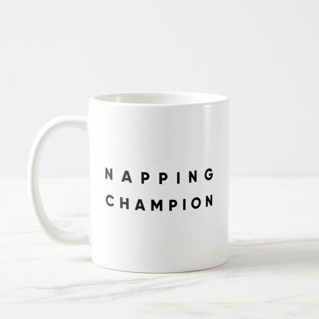 Sleep Lover Gift, Nap Lover Mug, Napping Champion Gift, Sleep Lover Mug