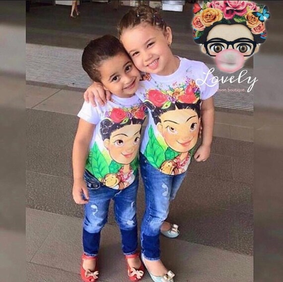 Dibujos animados de Frida Kahlo Frida Kahlo Frida Camiseta Frida