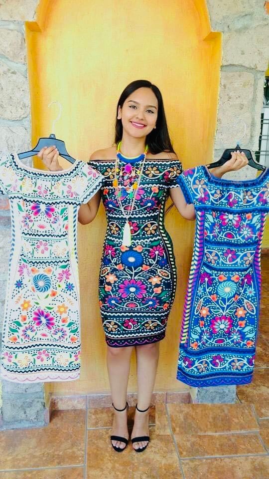 Mexican Print Dress. Short Mexican Print Dress. off Shoulder Etsy