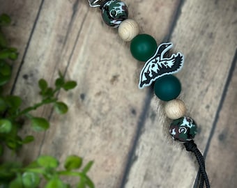 Custom pacifier clip, duck, hunting, camo, green, keepsake, gift, baby shower, personalized
