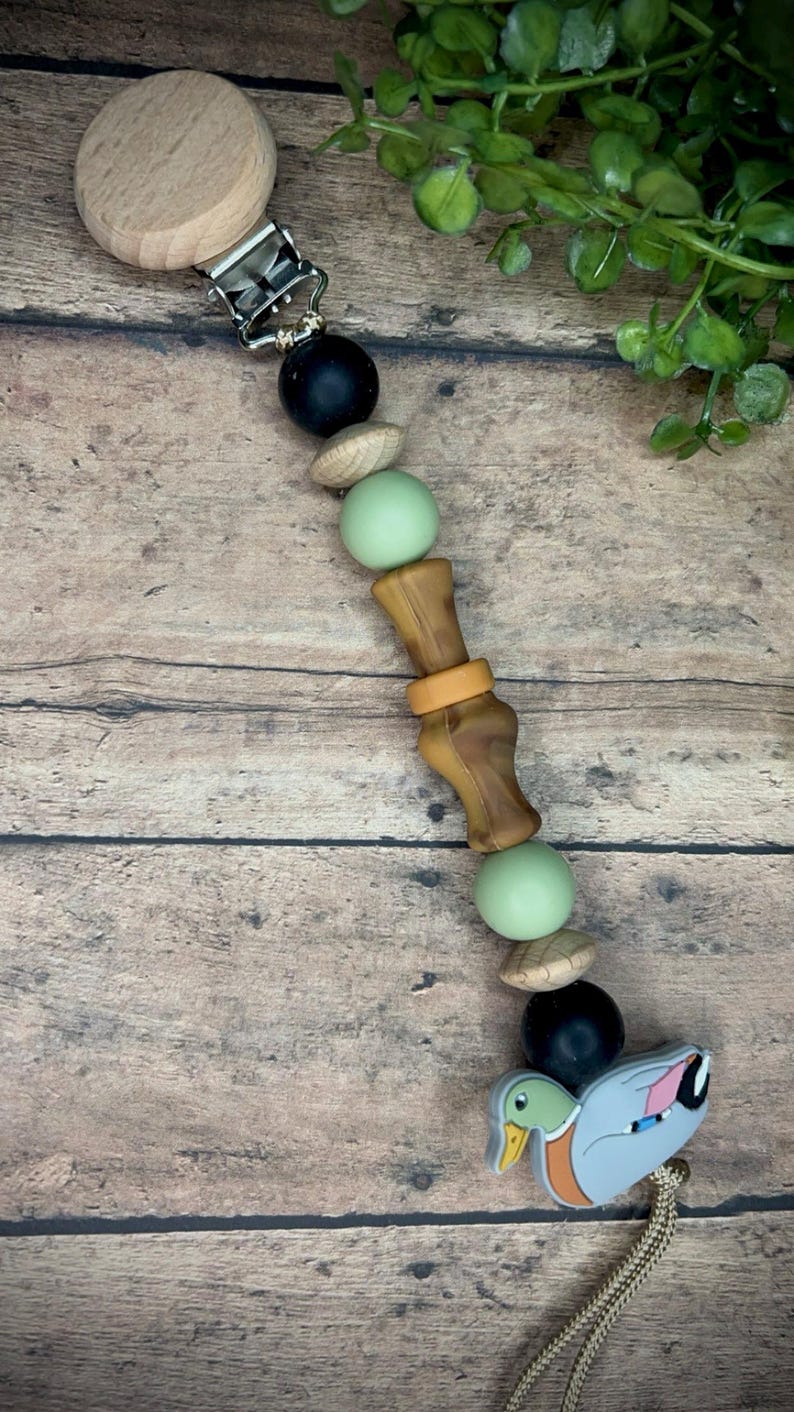Hunting Pacifier Custom Pacifier Clip, Duck Call, Hunting, Ducks, Camo, Keepsake, Gift ...