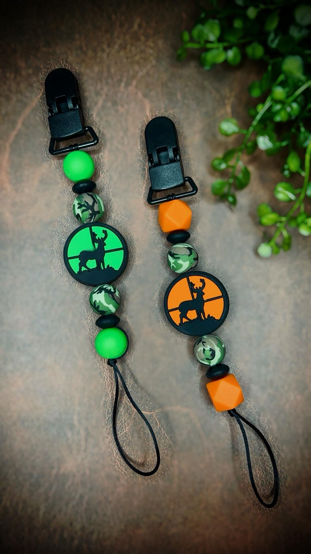 Hunting Pacifier Custom Pacifier Clip, Deer, Hunting, Camo, Orange, Green, Keepsake ...