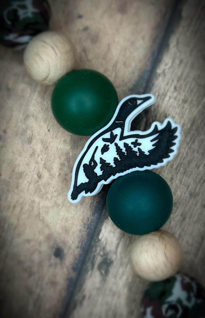 Hunting Pacifier Custom Pacifier Clip, Duck, Hunting, Camo, Green, Keepsake, Gift, Baby ...