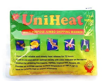 Paquete de calor UniHeat de más de 72 horas: complemento para el envío seguro de plantas en otoño o invierno