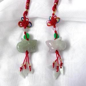 Lunar Zodiac Jade Gelukshanger