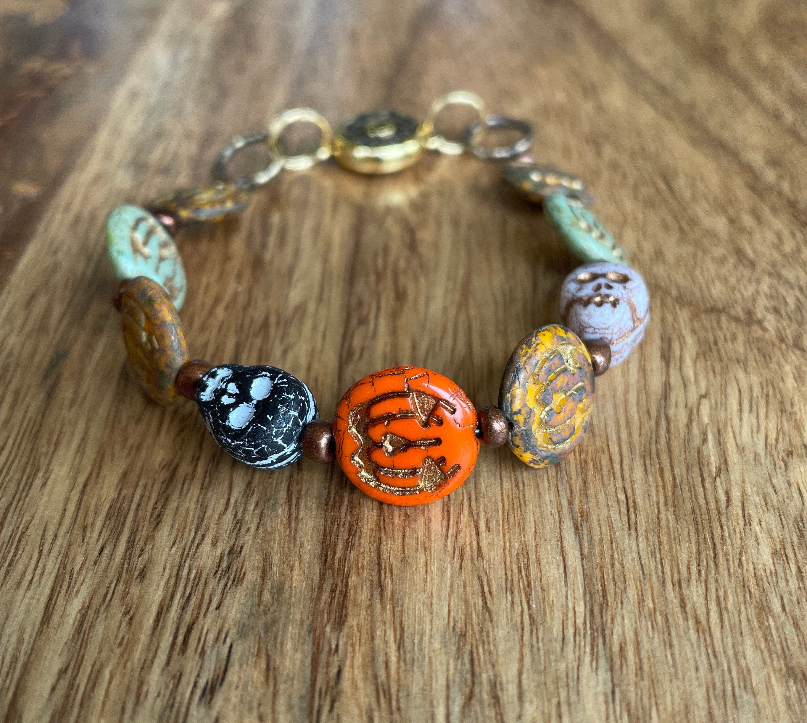 571 Sweet Halloween Bracelet Etsy