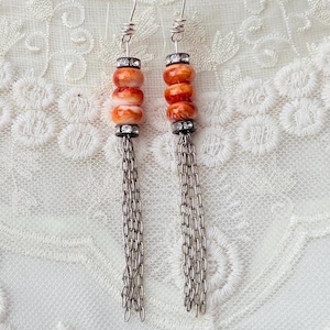 1528 - Spiny Oyster Earrings