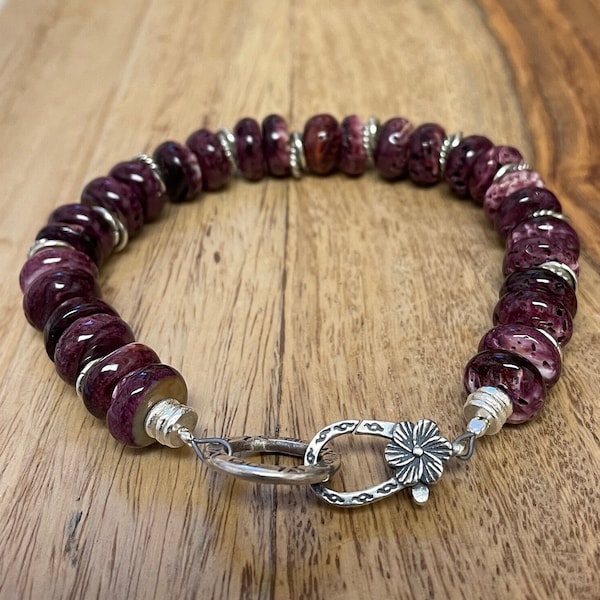 999 - Purple Spiny Oyster Bracelet