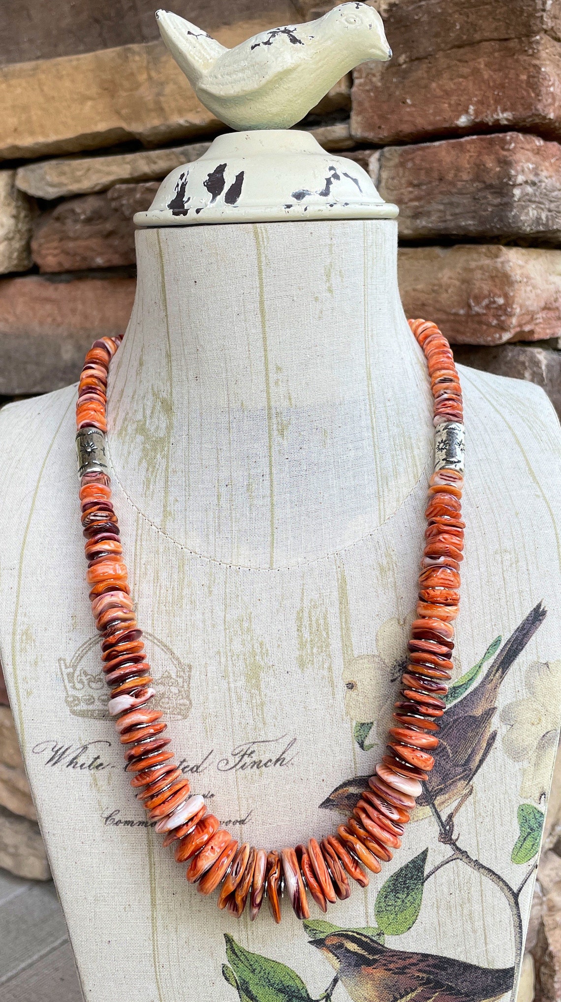 402 Massive Spiny Oyster Necklace Etsy