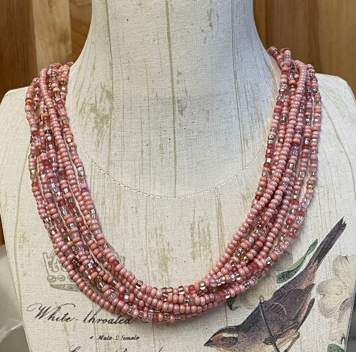 Peony seed necklace deals