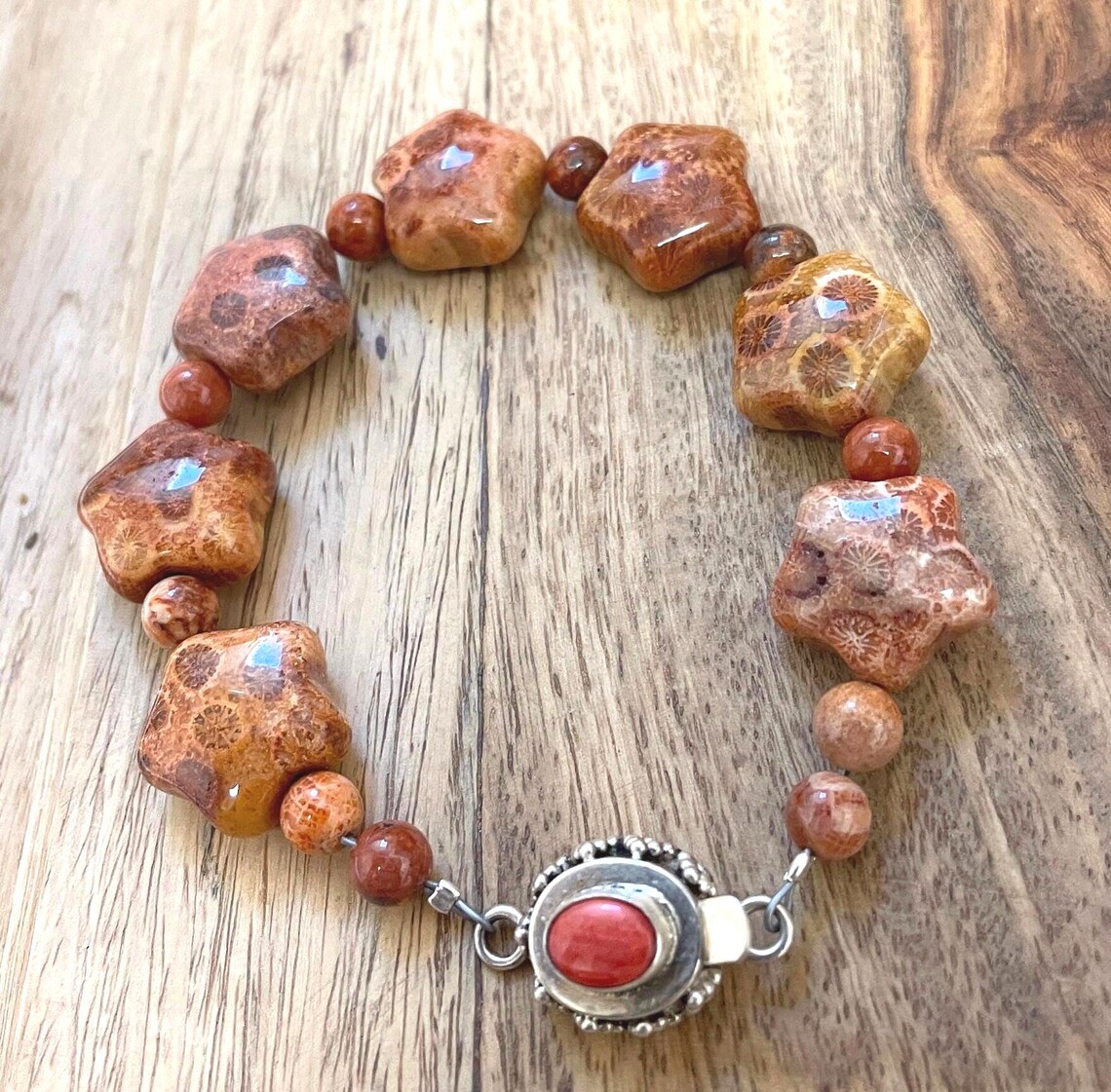 Sea Star Bracelet Set in Golden