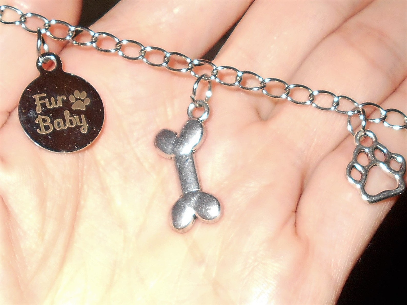 Pet Charm Bracelet Etsy