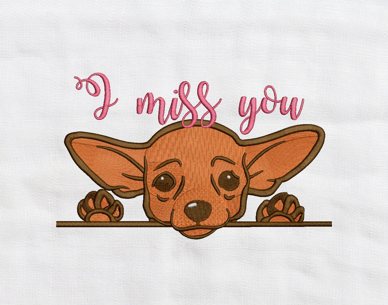 Chihuahua puppy machine embroidery design  etsy Chihuahua puppy machine embroidery design  etsy