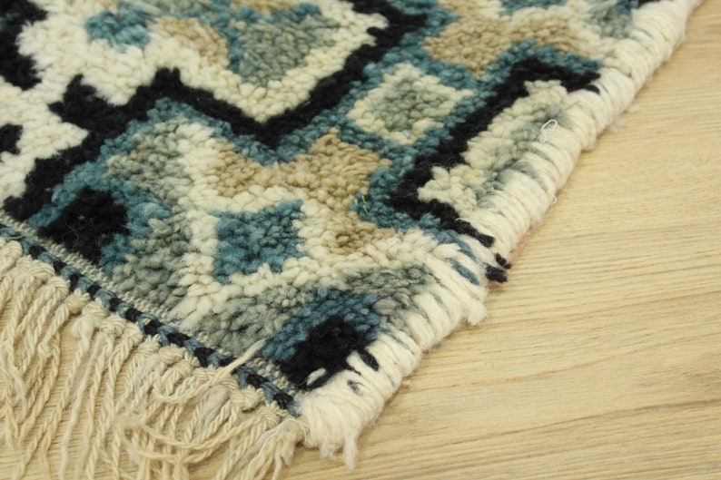 Vintage Mermousha Rug Hand Woven by Berber Berber Carpets.natural rug.berber teppich 55 x 31 inches 140 x 80 Cm Rug Moroccan