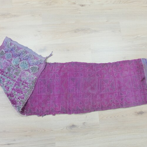 69 x 15.5 inches -SMALL Rug Moroccan . Vintage BEJAAD Rug Hand Woven by Berber /Berber Carpets.natural rug.berber teppich ( 165 x 40 Cm) shops