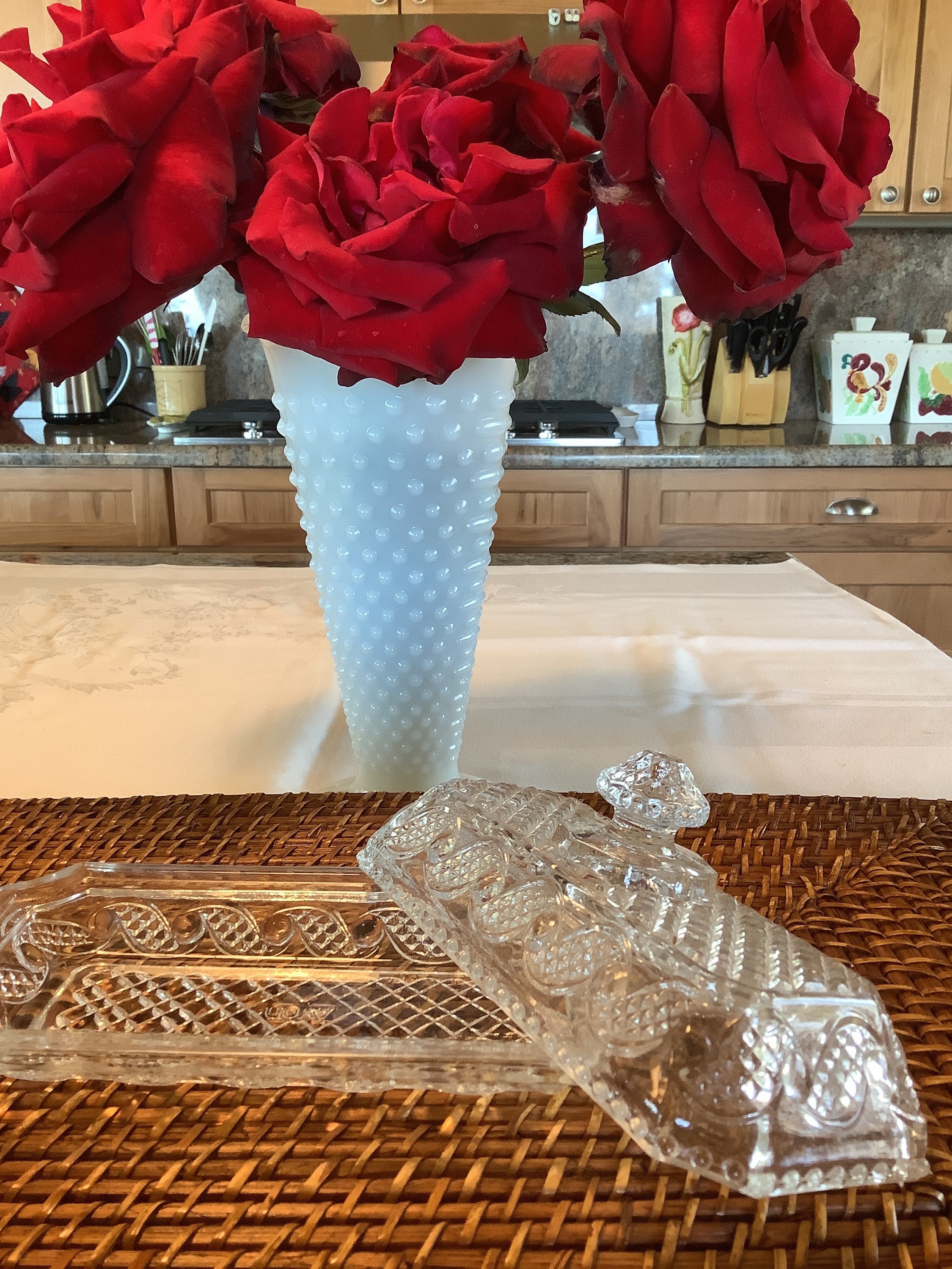 Vintage Avon Glass Covered Butter Dish/ Pressed/ Collectible/ Etsy