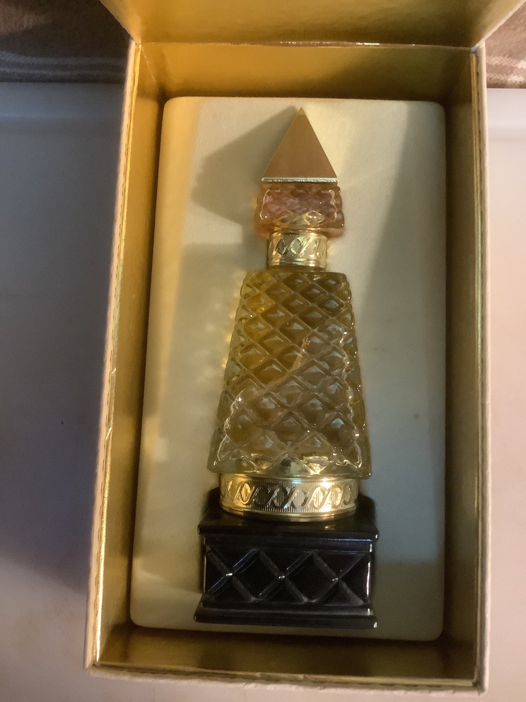 Vintage 1970s Avon Pyramid of Fragrances Stacking Set Charisma Glass ...
