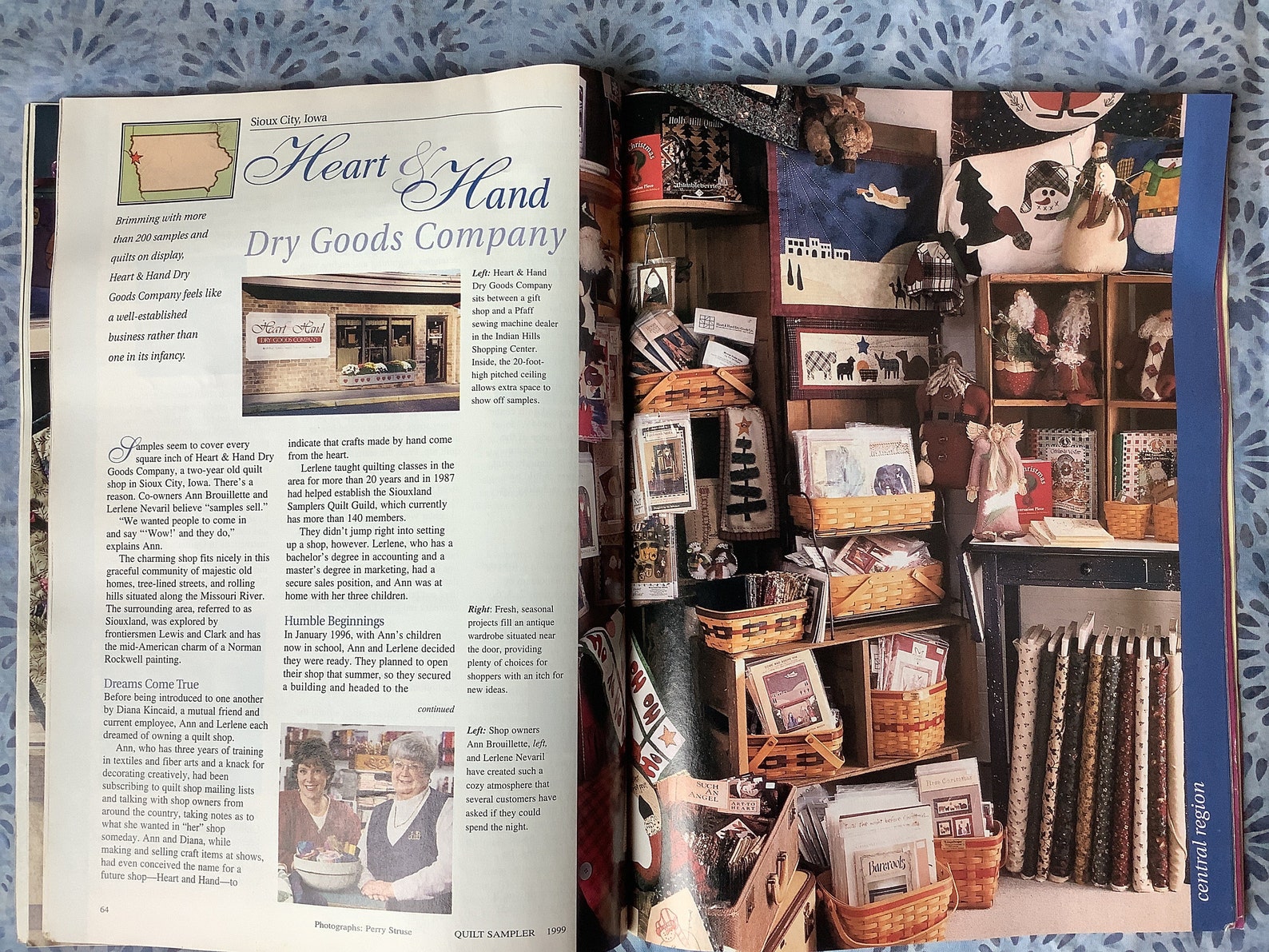 Better Homes and Gardens Quilt Sampler Magazine 1999 EXCELLENT Etsy