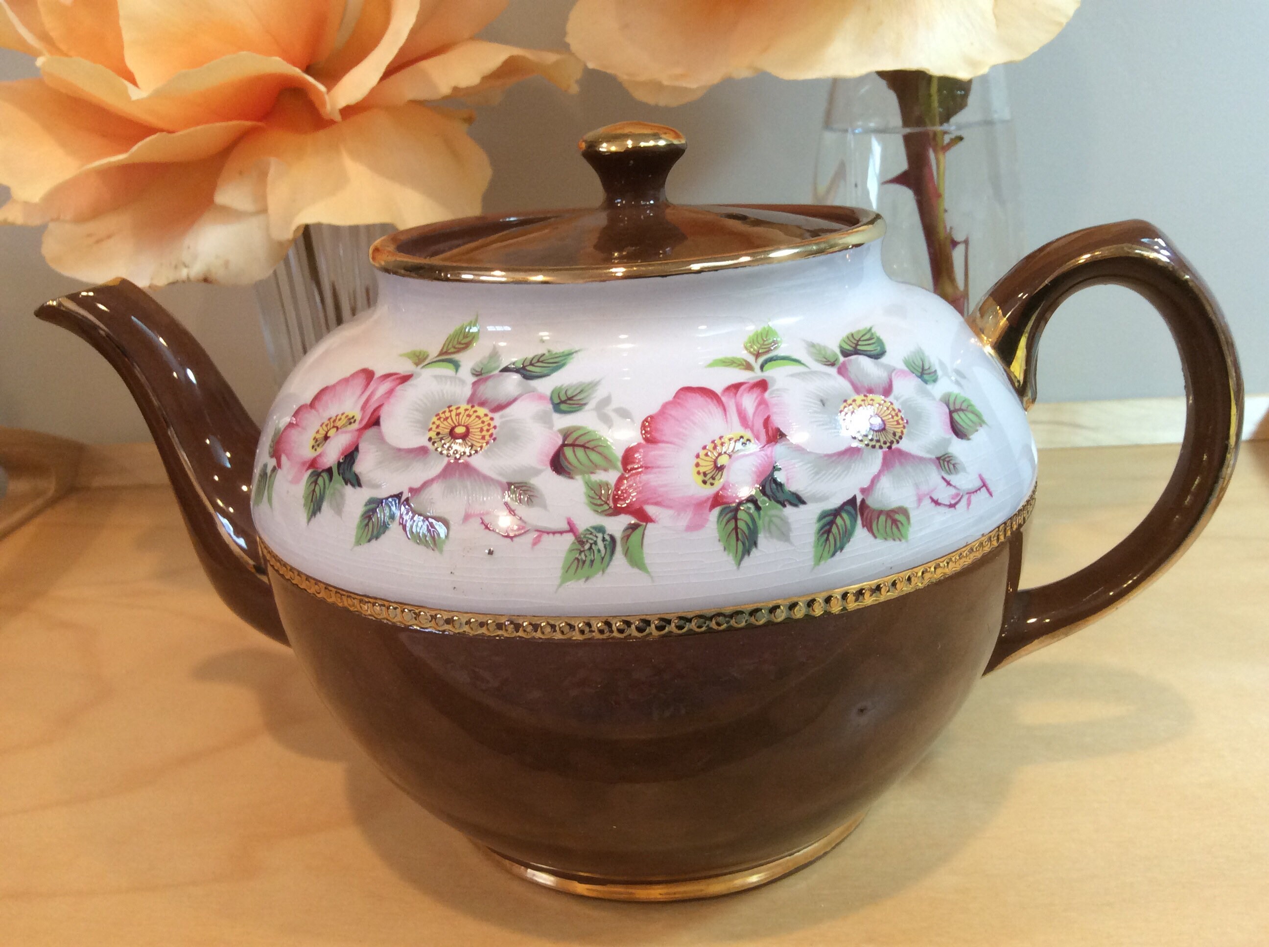 MINT Vintage Sadler Teapot Pattern 2696 Floral Pattern on Etsy