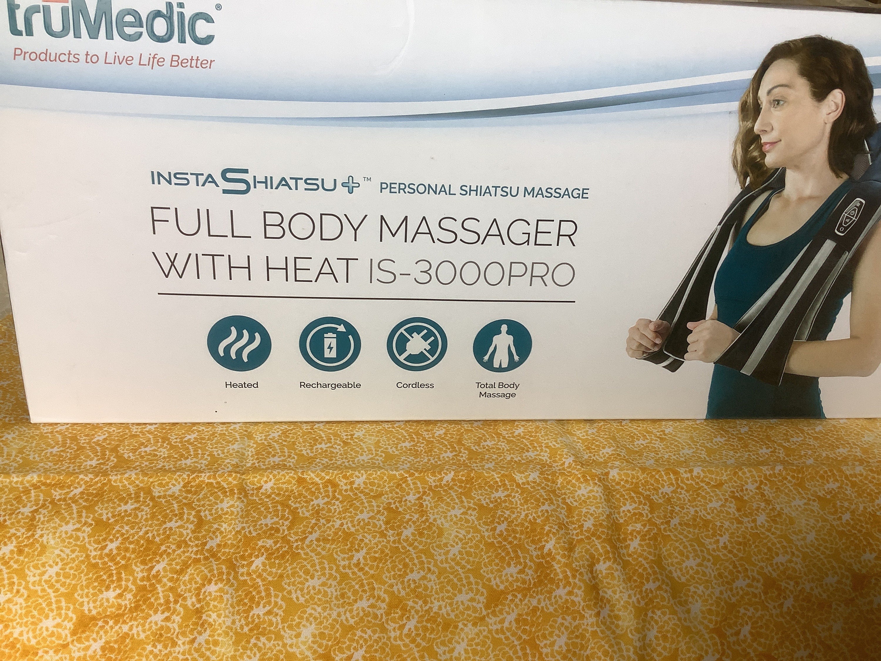 Trumedic IS 3000 PRO Instashiatsu Full Body Massager With Heat New 