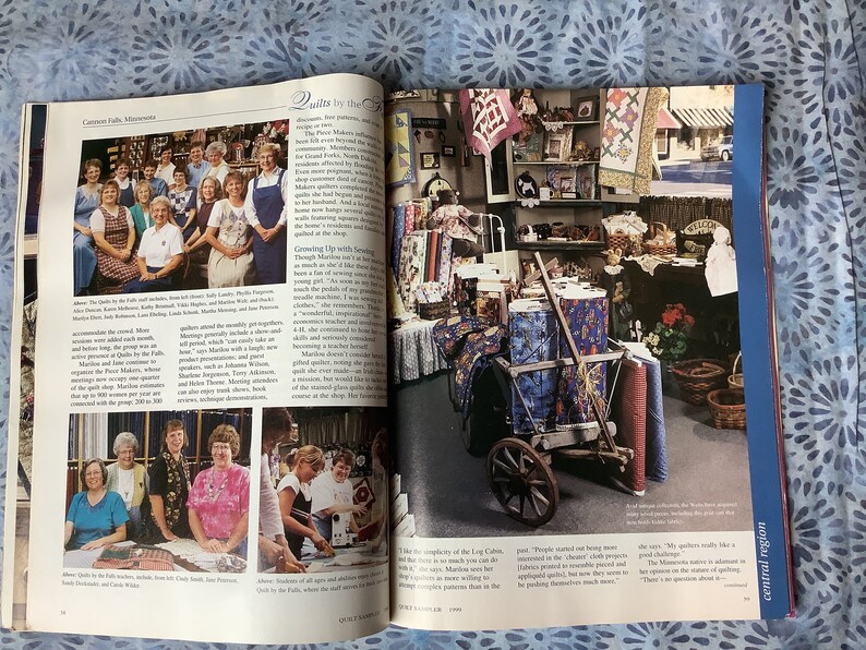Better Homes and Gardens Quilt Sampler Magazine 1999 EXCELLENT Etsy