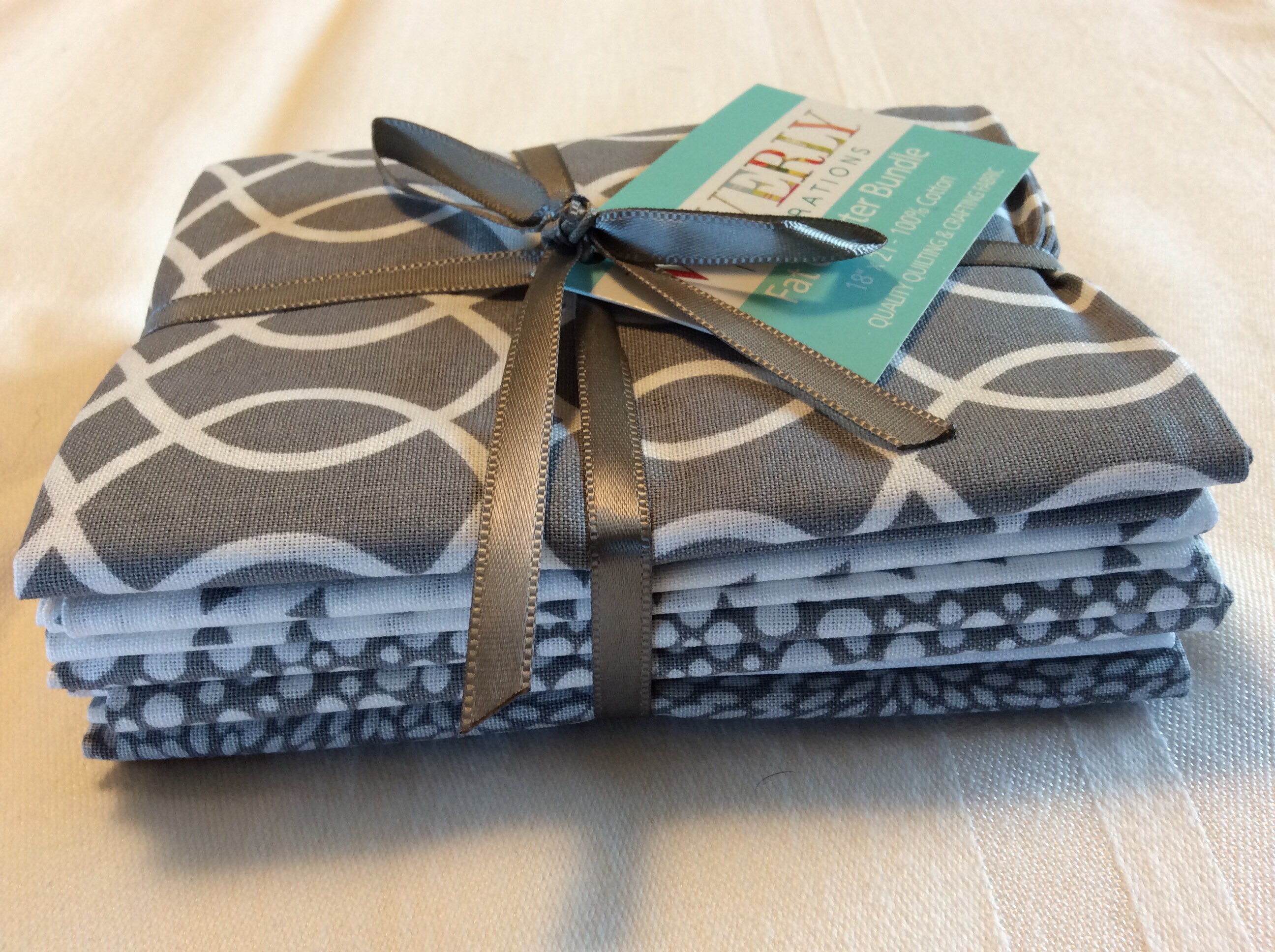 Gray Batik Fat Quarters Bundle by Waverly Inspirations Set | Etsy