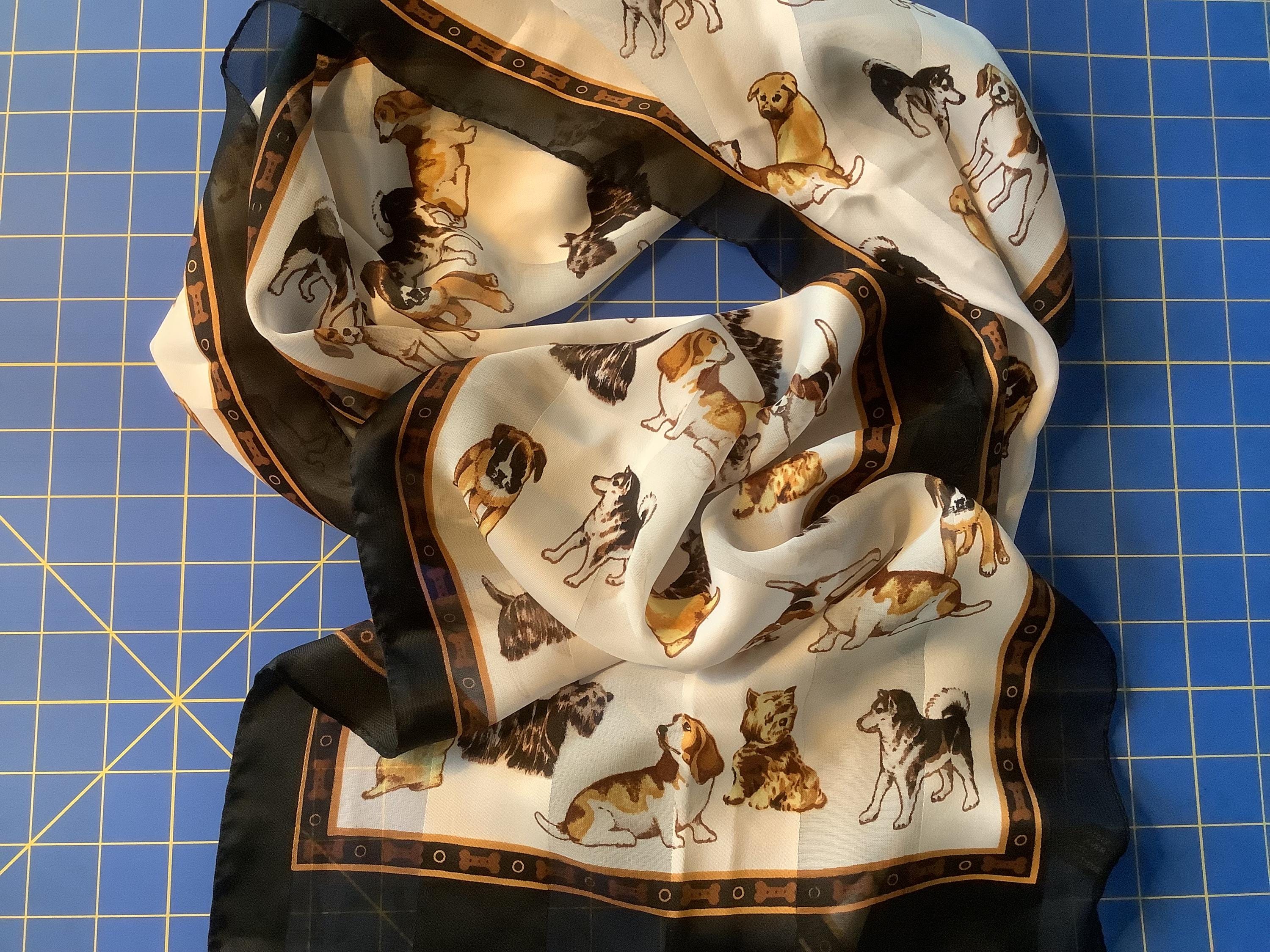 BOXER DOG Scarf - All Breeds Dog Scarf - Gifts Dog Memorial - Gift Ideas - Gift for Her - Pet Loss Gift - Size 13” X 60”  New