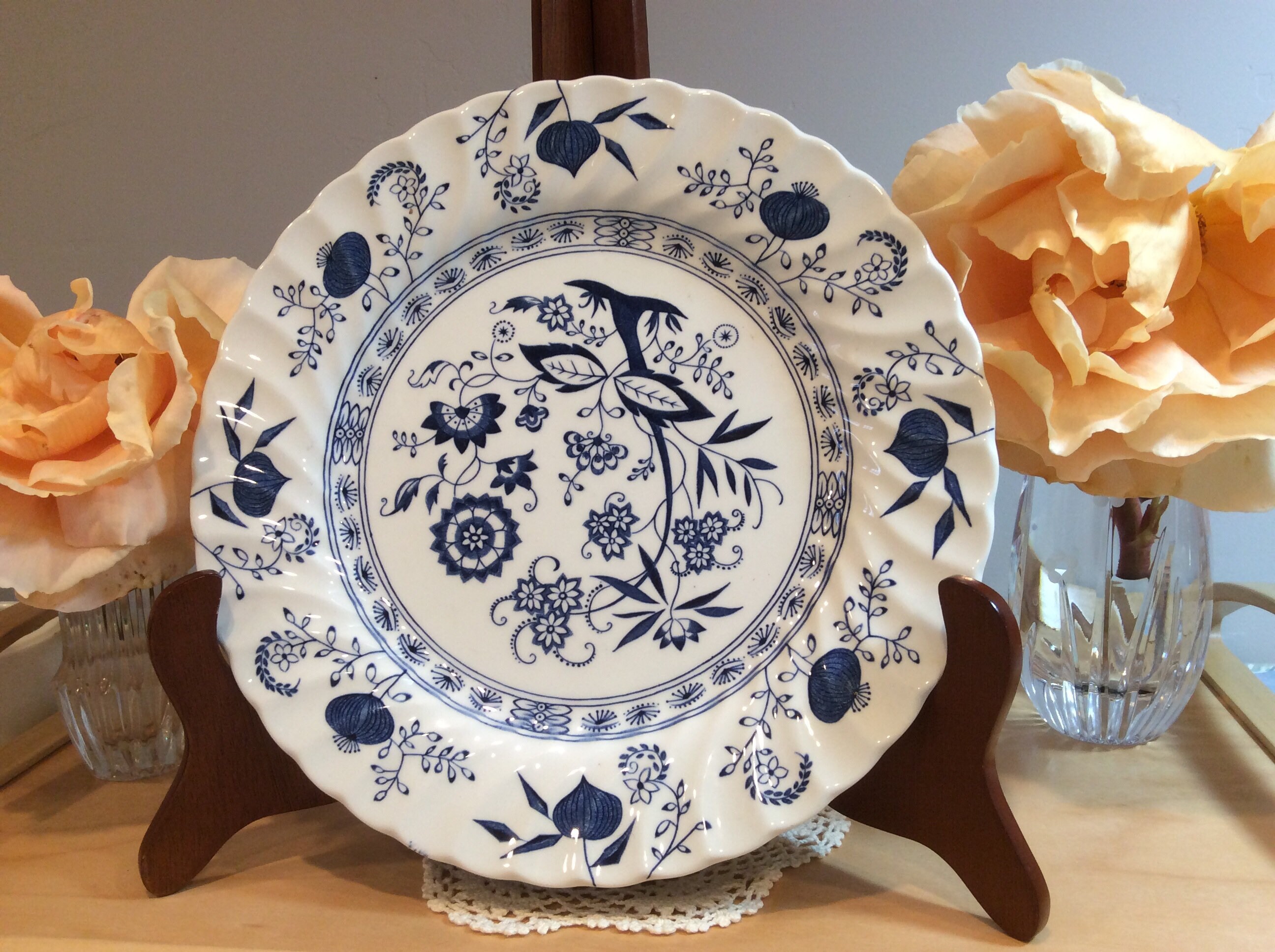 Johnson Brothers Blue Nordic Dinner Plate 9 3/4 Made Etsy