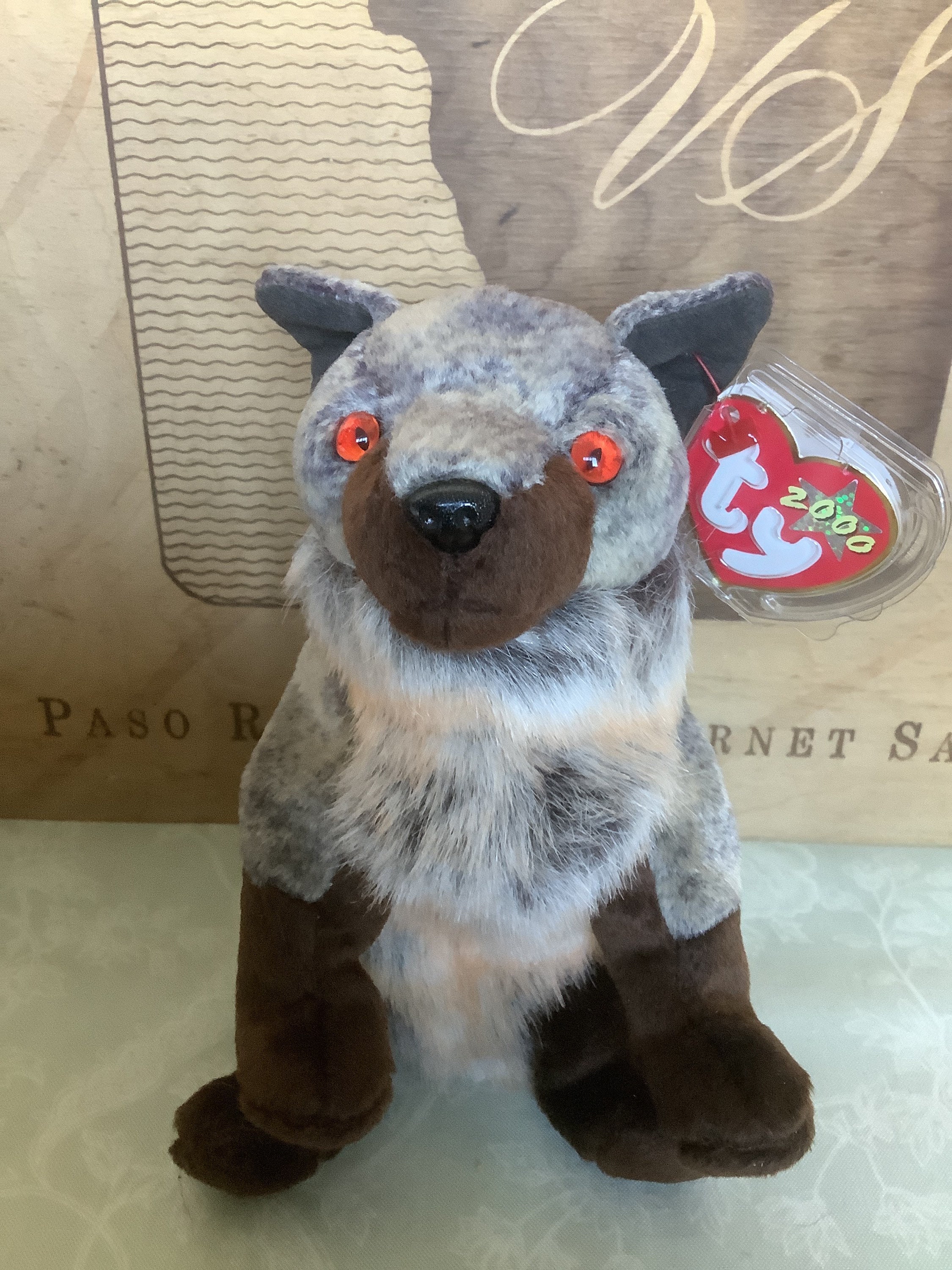 Vintage TY HOWL Retired Beanie Baby MWMT Pristine Condition