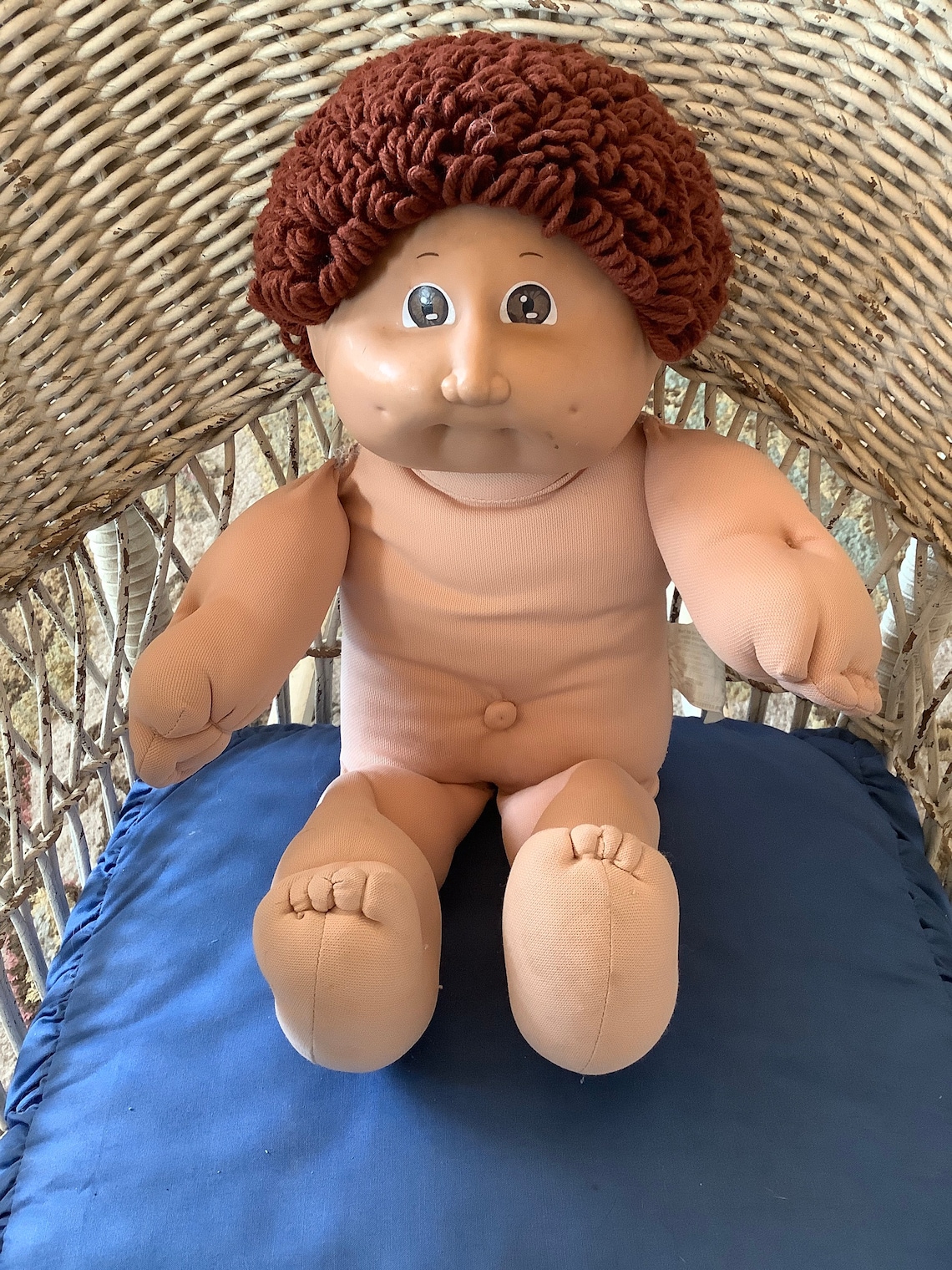 CABBAGE PATCH 1978 1982 Vintage Curly Brown Hair & Eyes Etsy