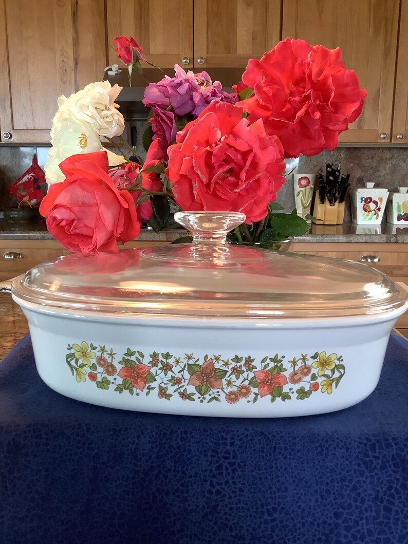 Vintage Corningware Indian Summer Casserole Dish 1 1/2 Quart Etsy