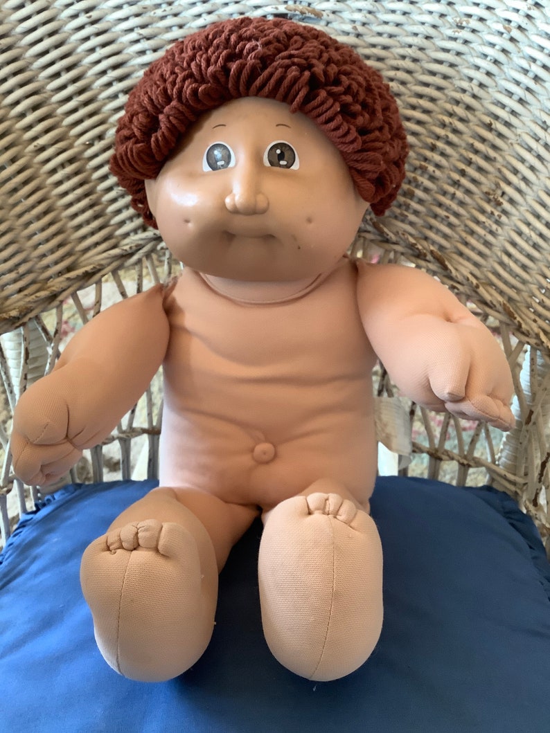 CABBAGE PATCH 1978 1982 Vintage Curly Brown Hair &amp; Eyes Etsy