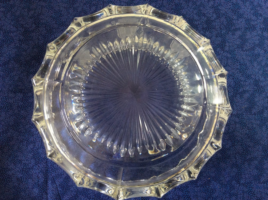 Vintage Fostoria Coin Glass Crystal Bowl for Avon's 1977 Etsy