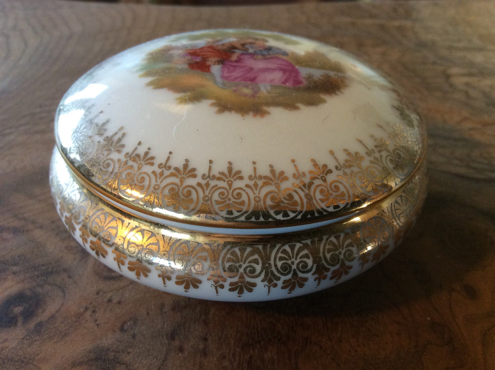 FM Limoges France Porcelaine Artistique Bon Bon/ Trinket Dish Etsy