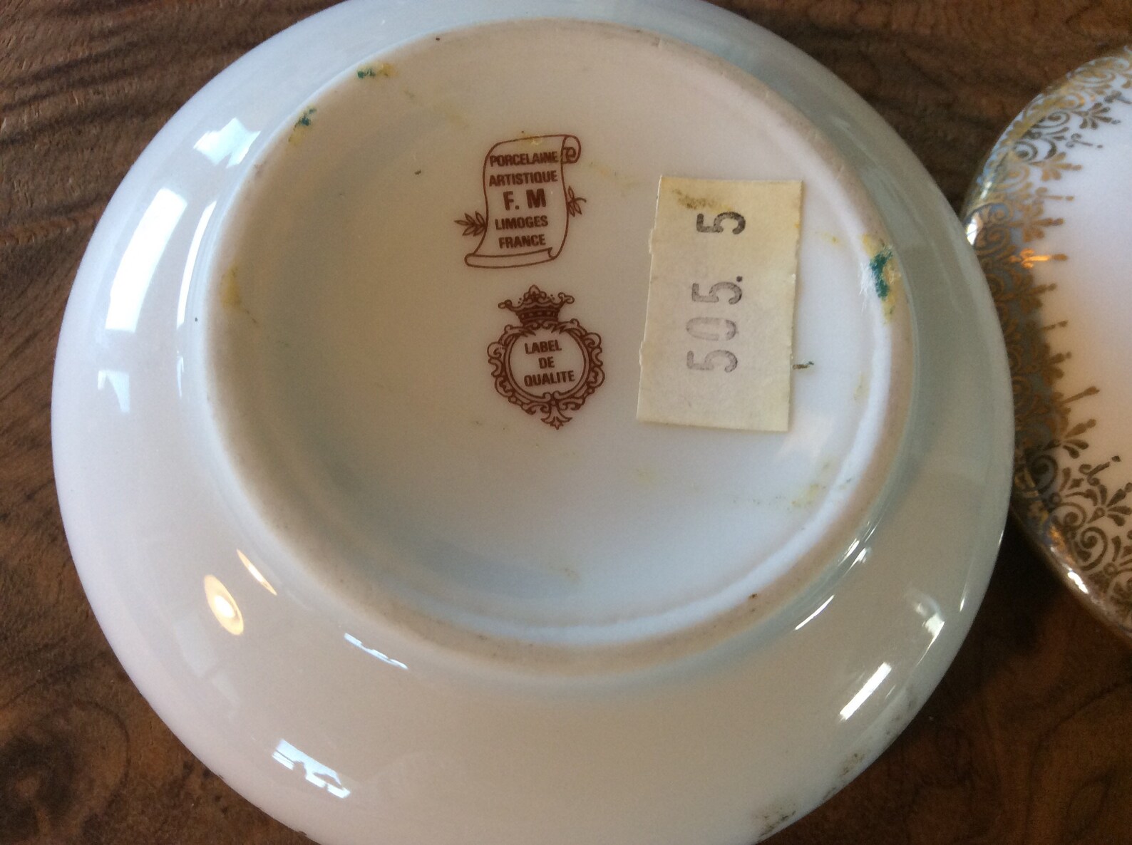 FM Limoges France Porcelaine Artistique Bon Bon/Trinket Dish Etsy France