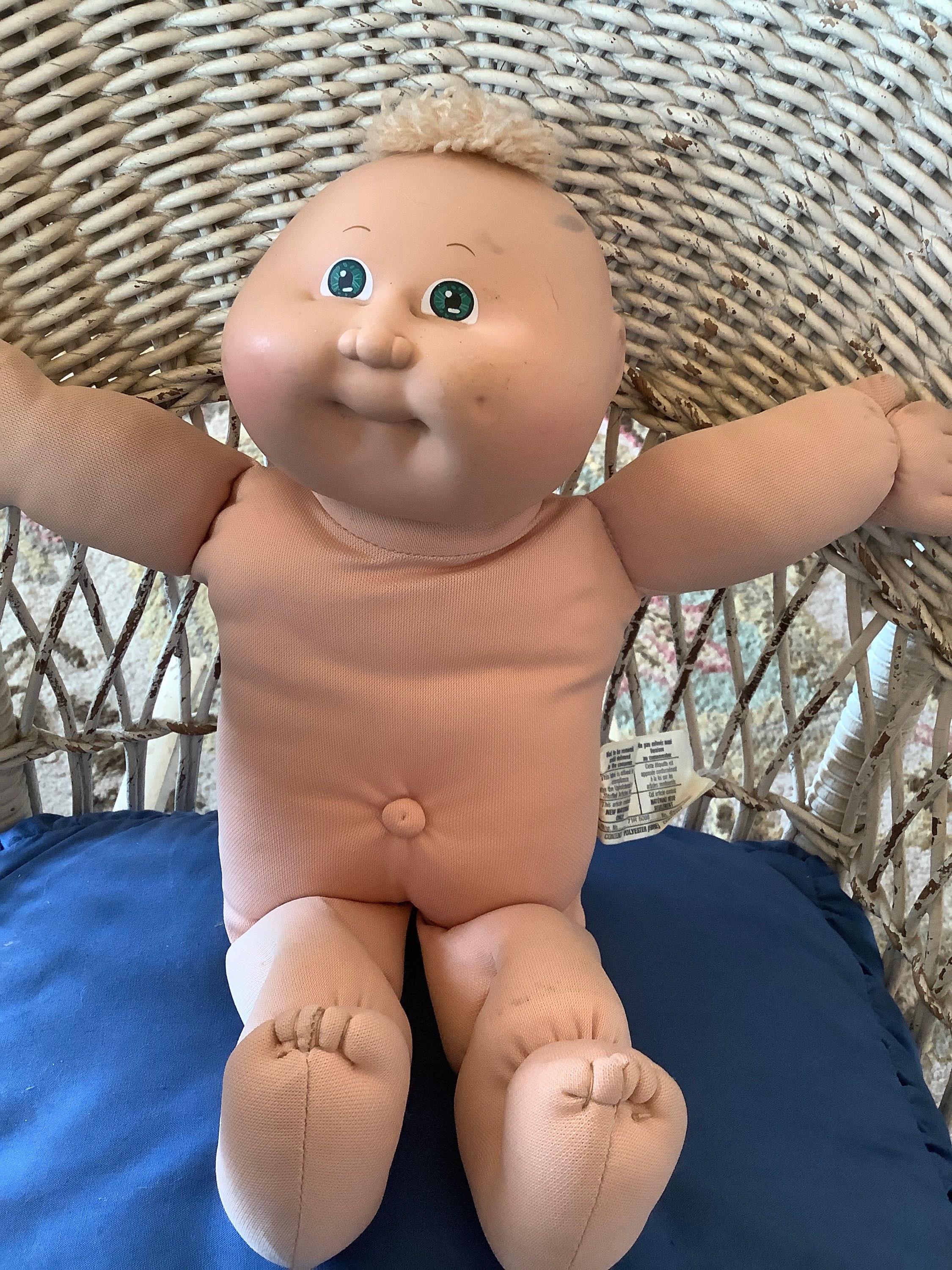 CABBAGE PATCH 1978 1982 Vintage Curly Blond Patch of Hair & Etsy