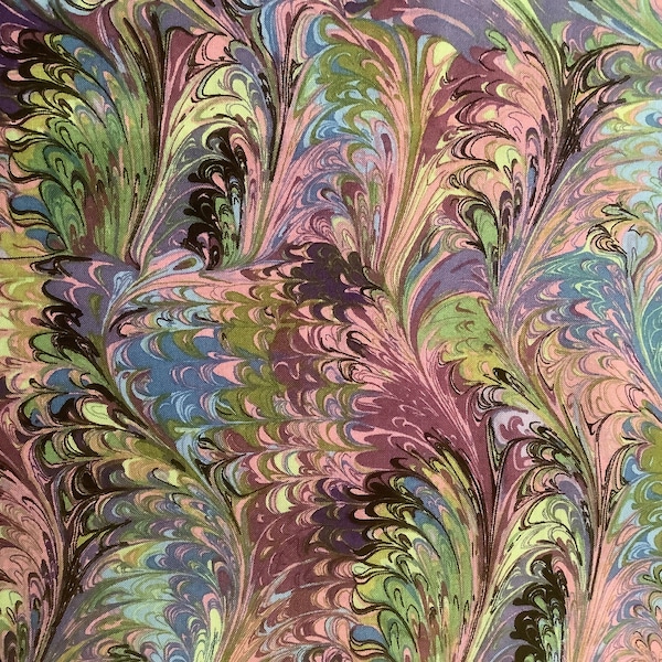 Fabric  PURPLE Oil Slick  fabric   Fat Quarter.  18” X 22”