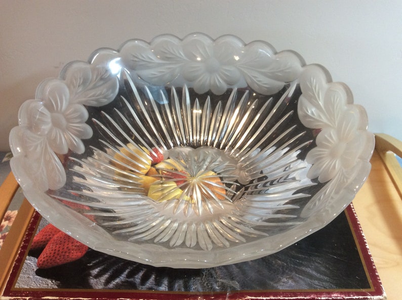 Lead Crystal Bowl 24 Lead Crystal German Madison Avenue 11 Etsy