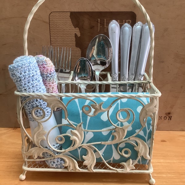 Silverware Caddy Etsy