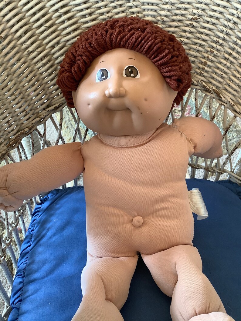 CABBAGE PATCH 1978 1982 Vintage Curly Brown Hair &amp; Eyes Etsy