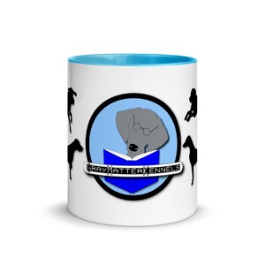Weimaraner Gray Matter Kennels Mug with Color Inside
