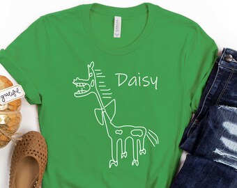 The Good Place / Daisy The Horse / Drawn by Chidi / Chidi Draws A Crazy Horse / Daisy the Horse Blob / Funny Good Place Shirt (1410)