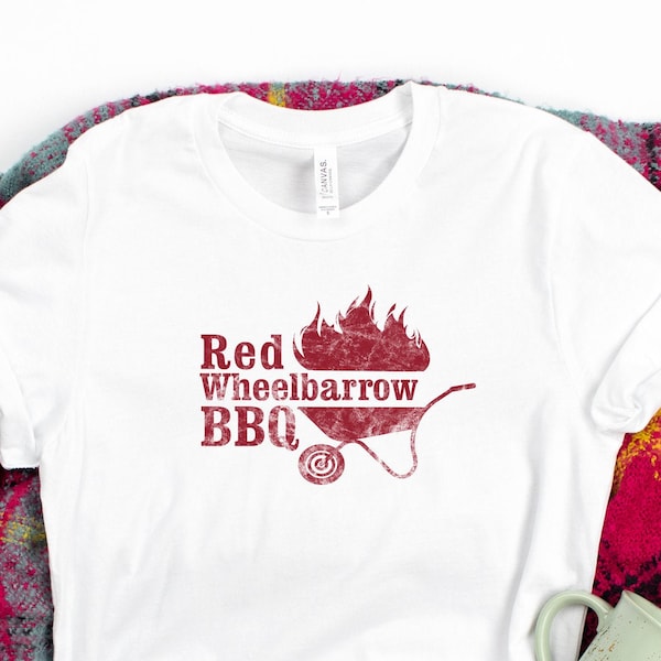 Mr Robot Shirt / Red Wheelbarrow BBQ / Mr Robot Gift For Fan / Cool Computer Hacker Gift / fsociety Shirt / Christmas Present TV Show (0953)